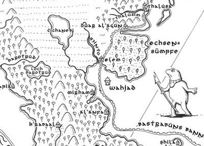 Weltkarte der Tulamiden